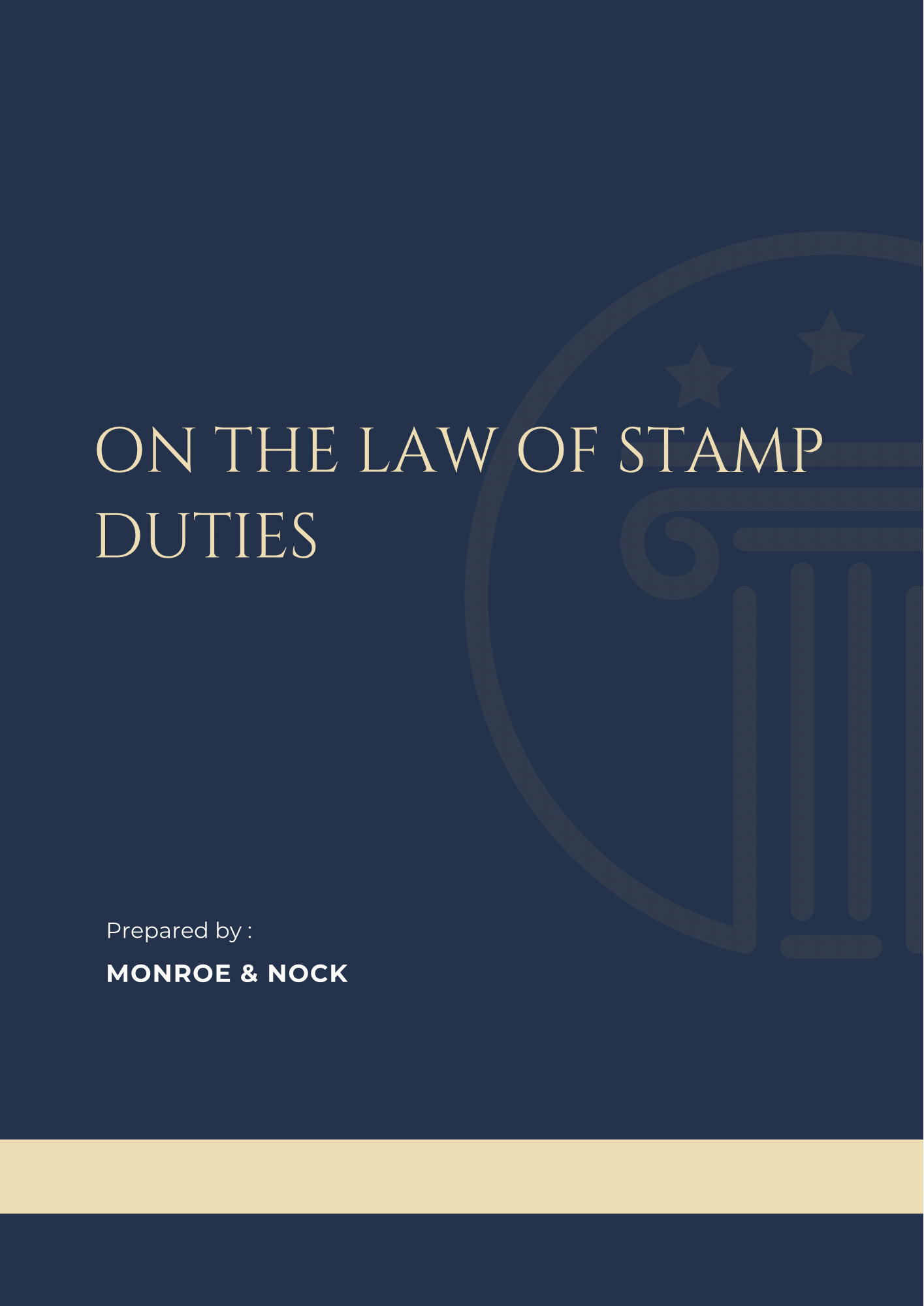 On the Law of Stamp Duties
