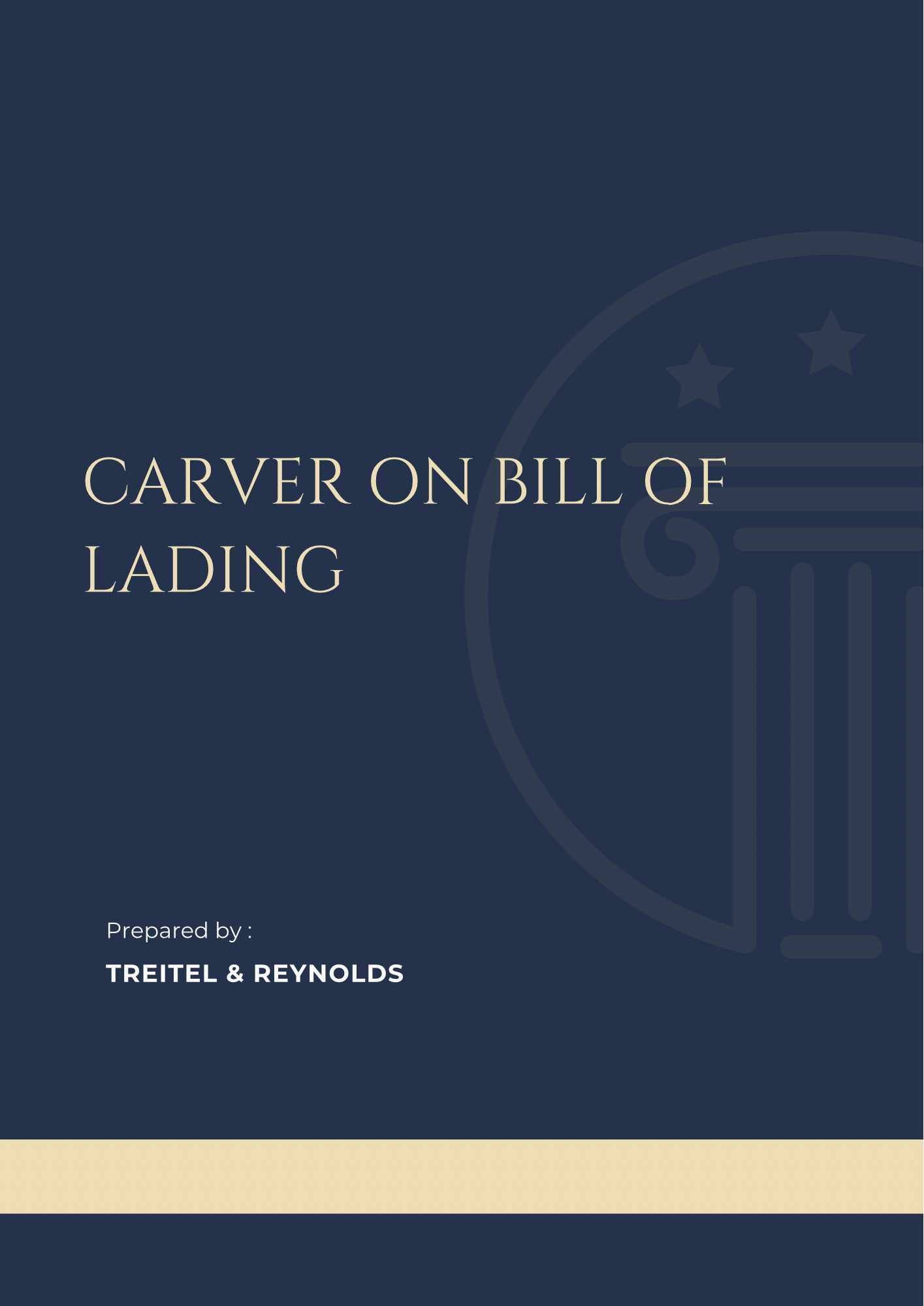 Carver on Bill of Lading