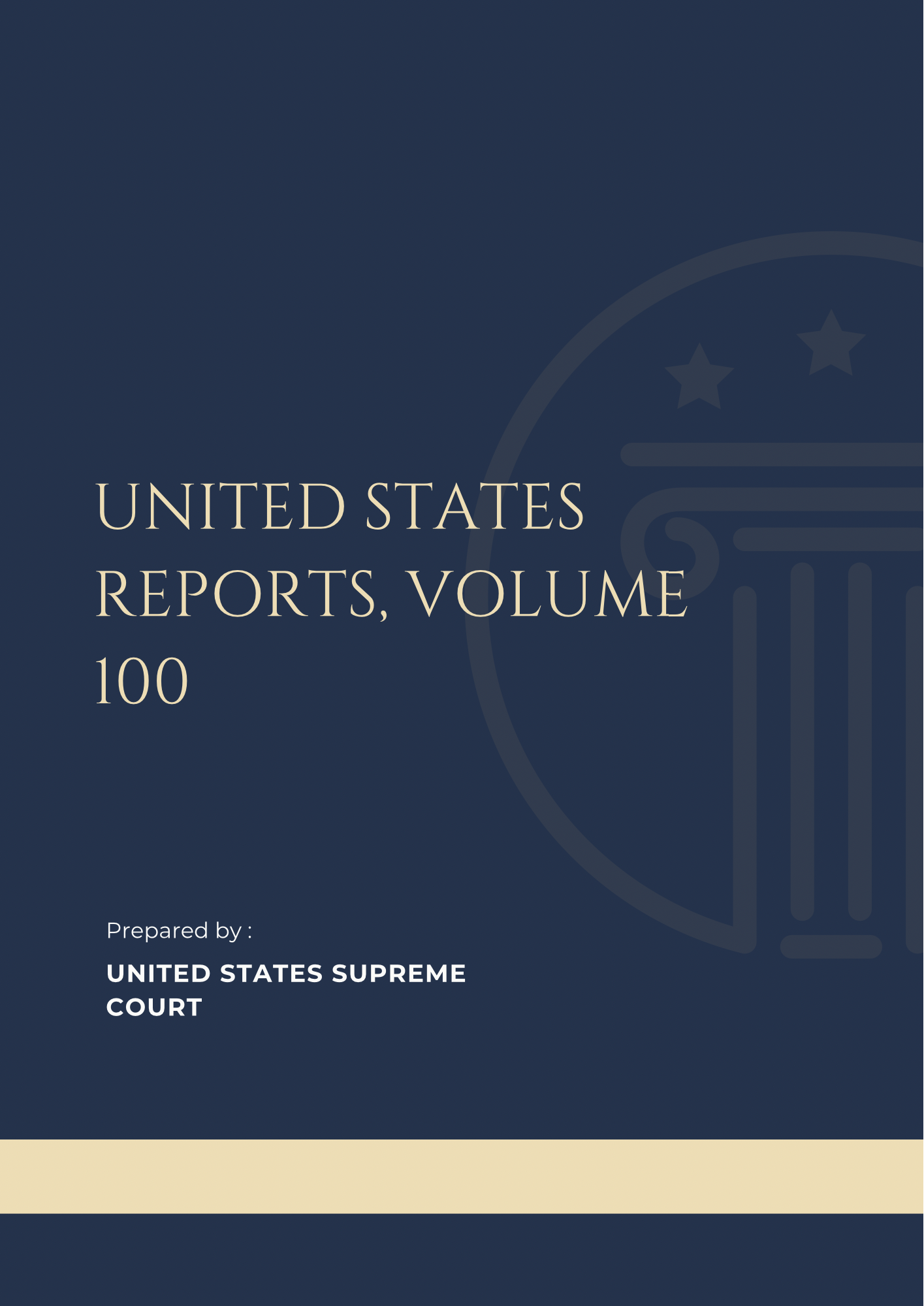 United States Reports, Volume 100