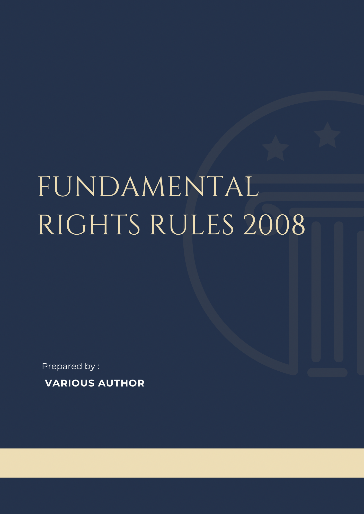 Fundamental Rights Rules 2008