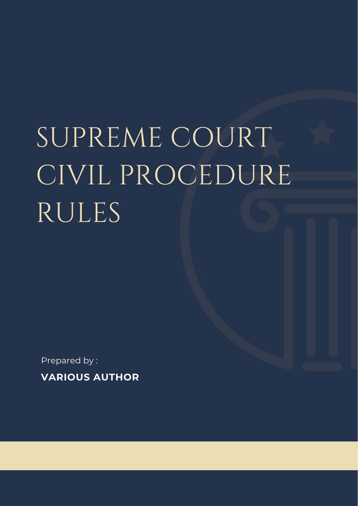 Supreme Court Civil Procedure Rules