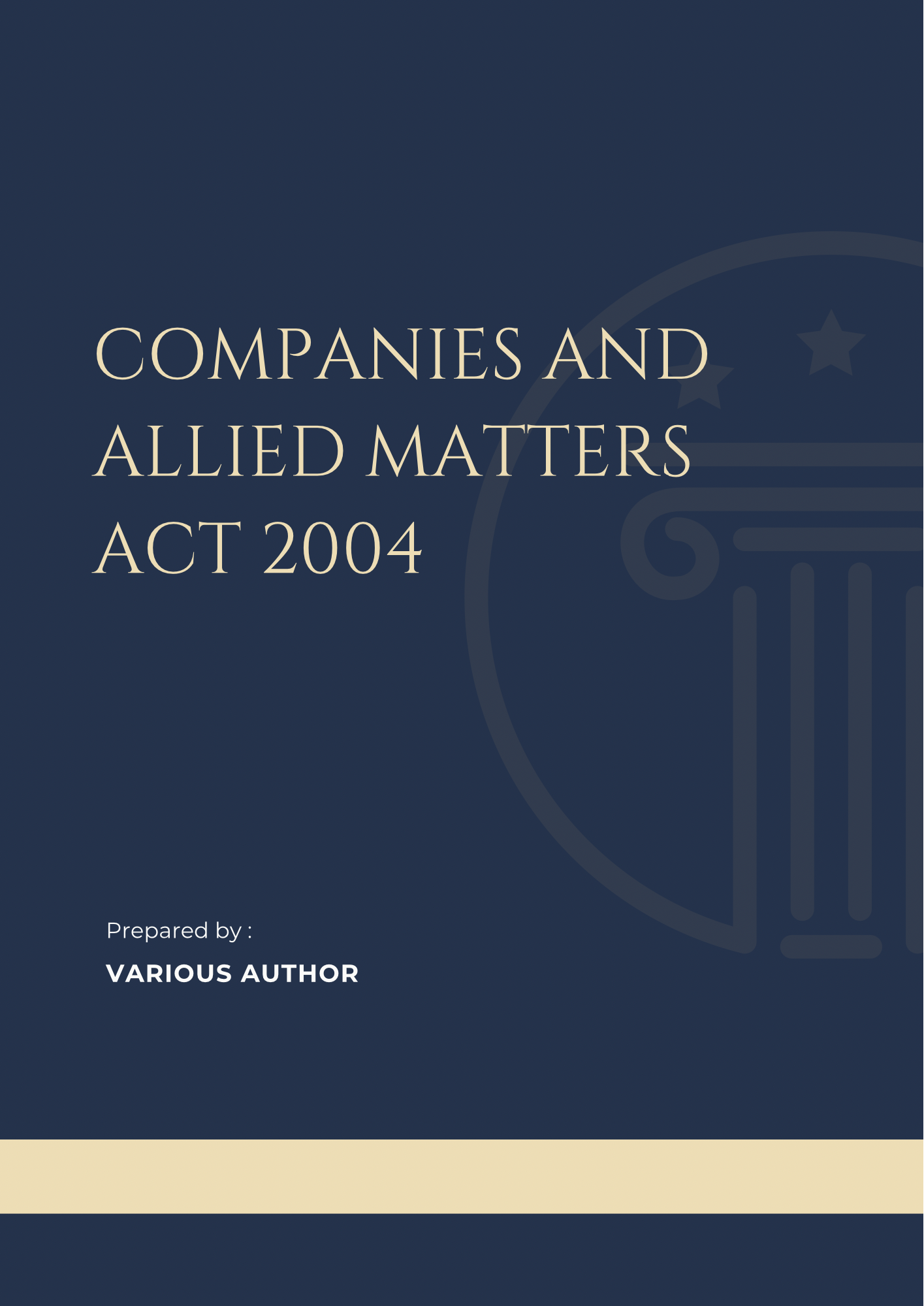 Companies and Allied Matters Act 2004