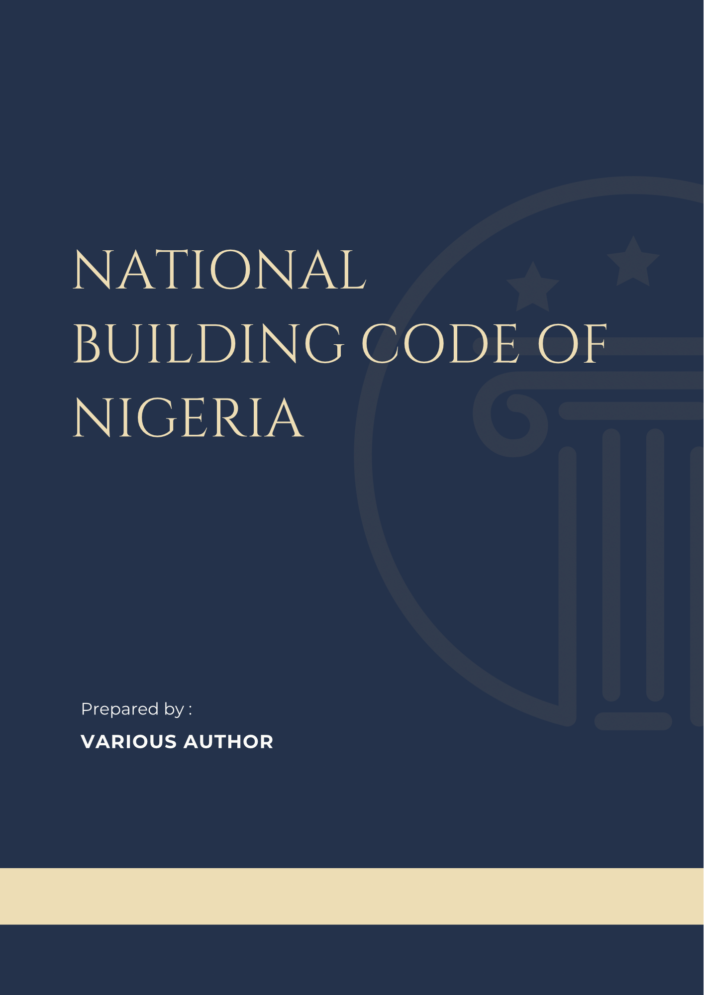 National Building Code of Nigeria