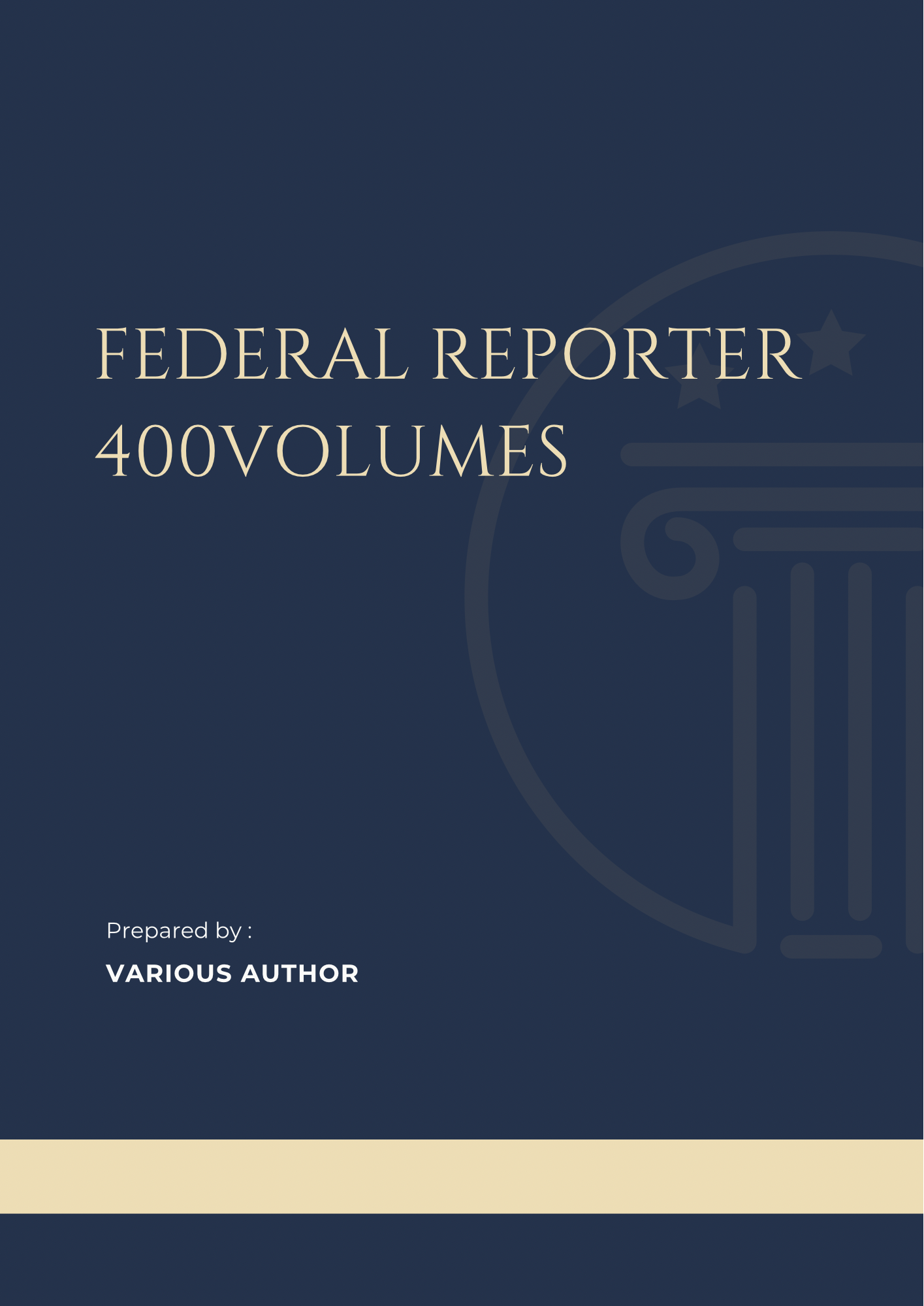 Federal Reporter 400volumes