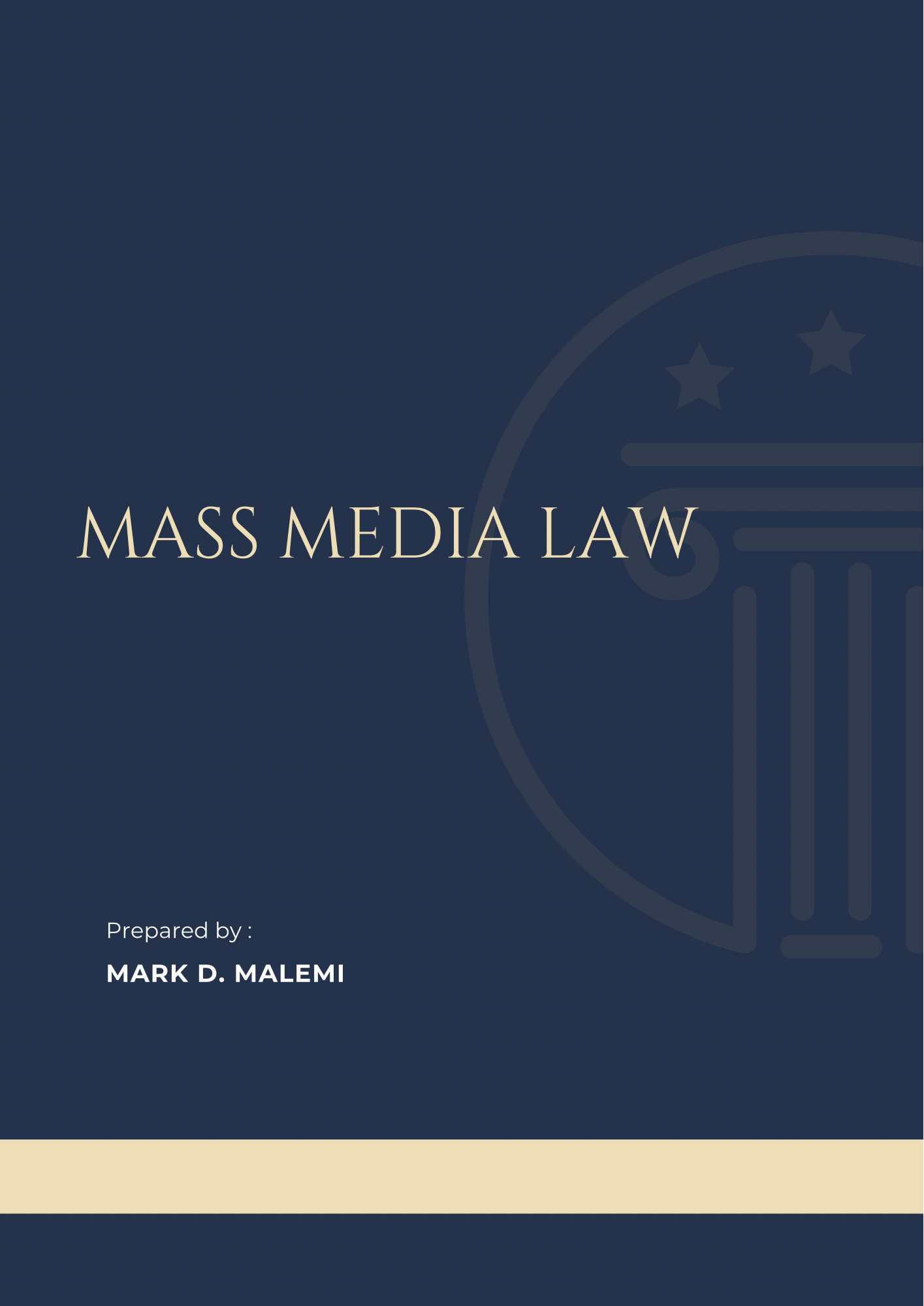 Mass Media Law