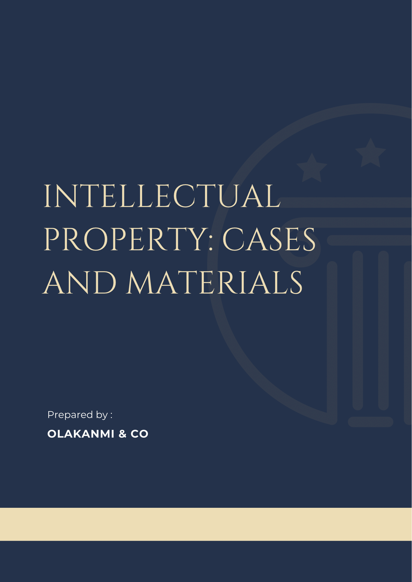 Intellectual Property: Cases and Materials