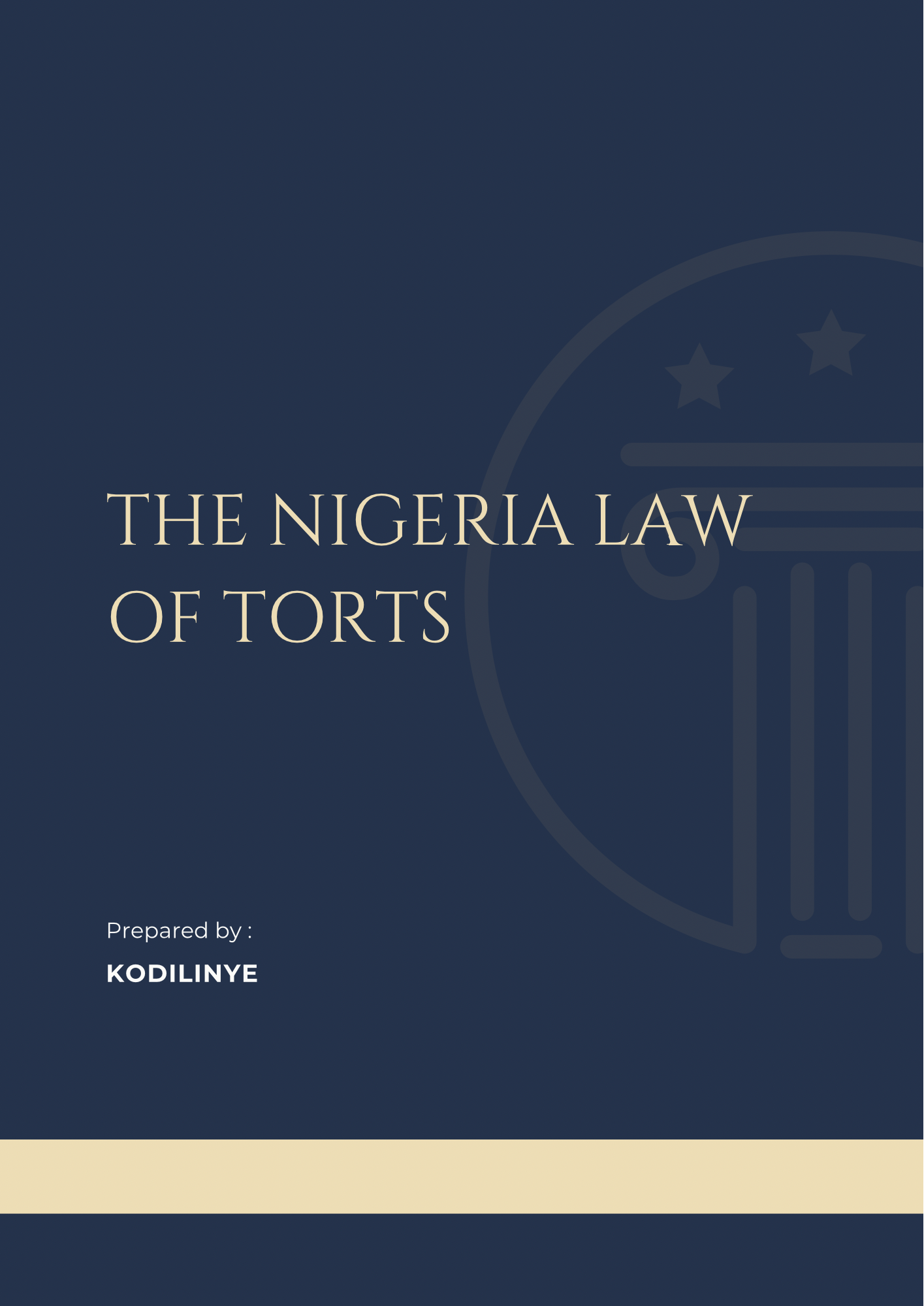 The Nigeria Law of Torts