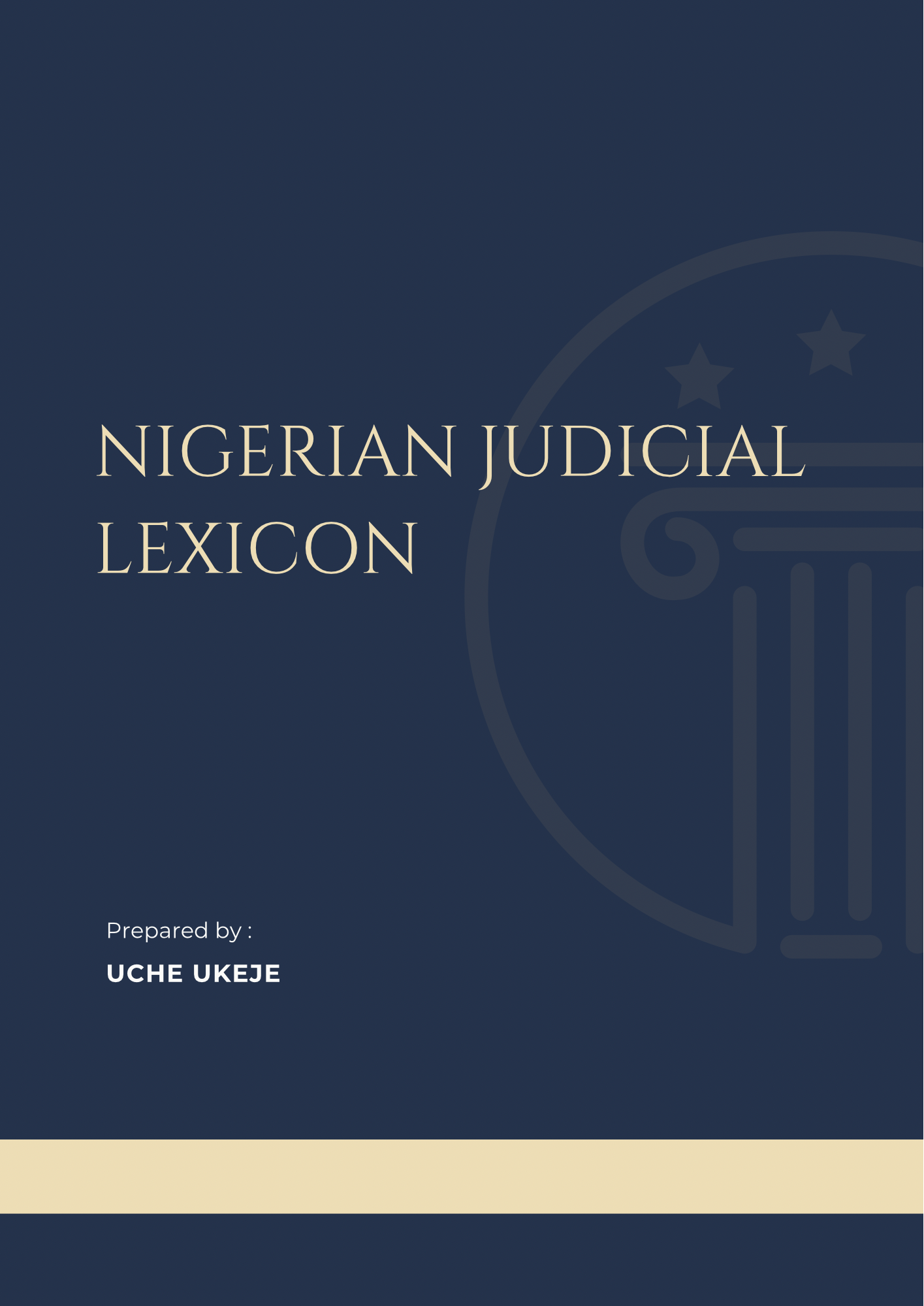 Nigerian Judicial Lexicon