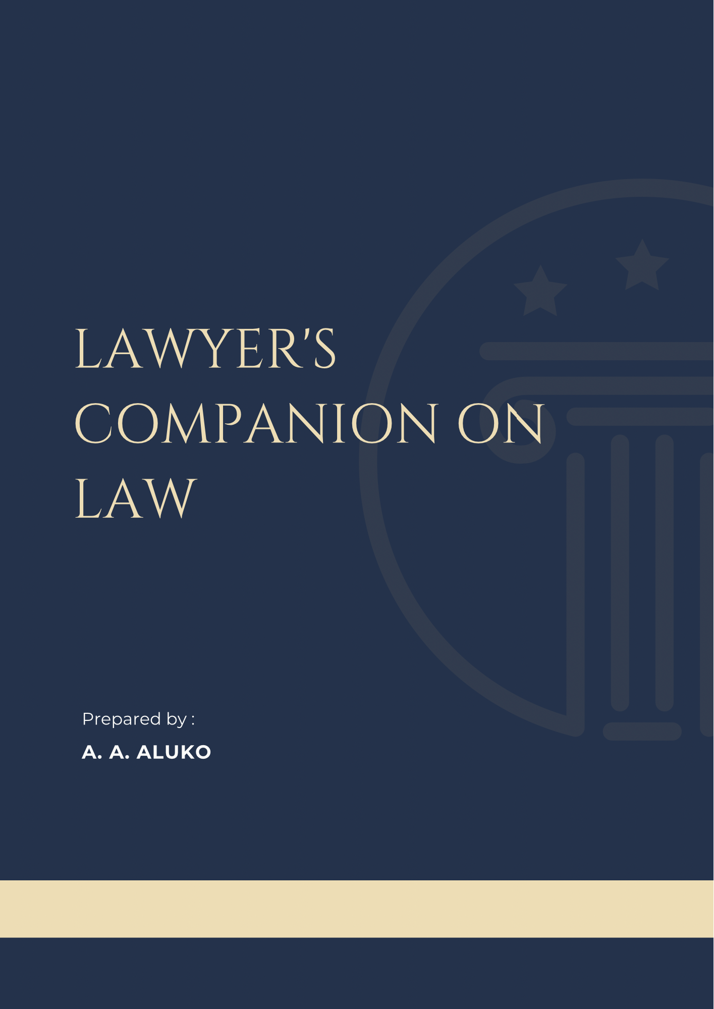 Lawyer's Companion on Law