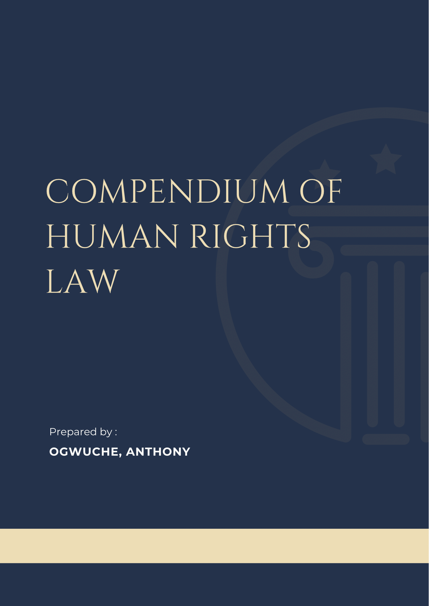 Compendium of Human Rights Law