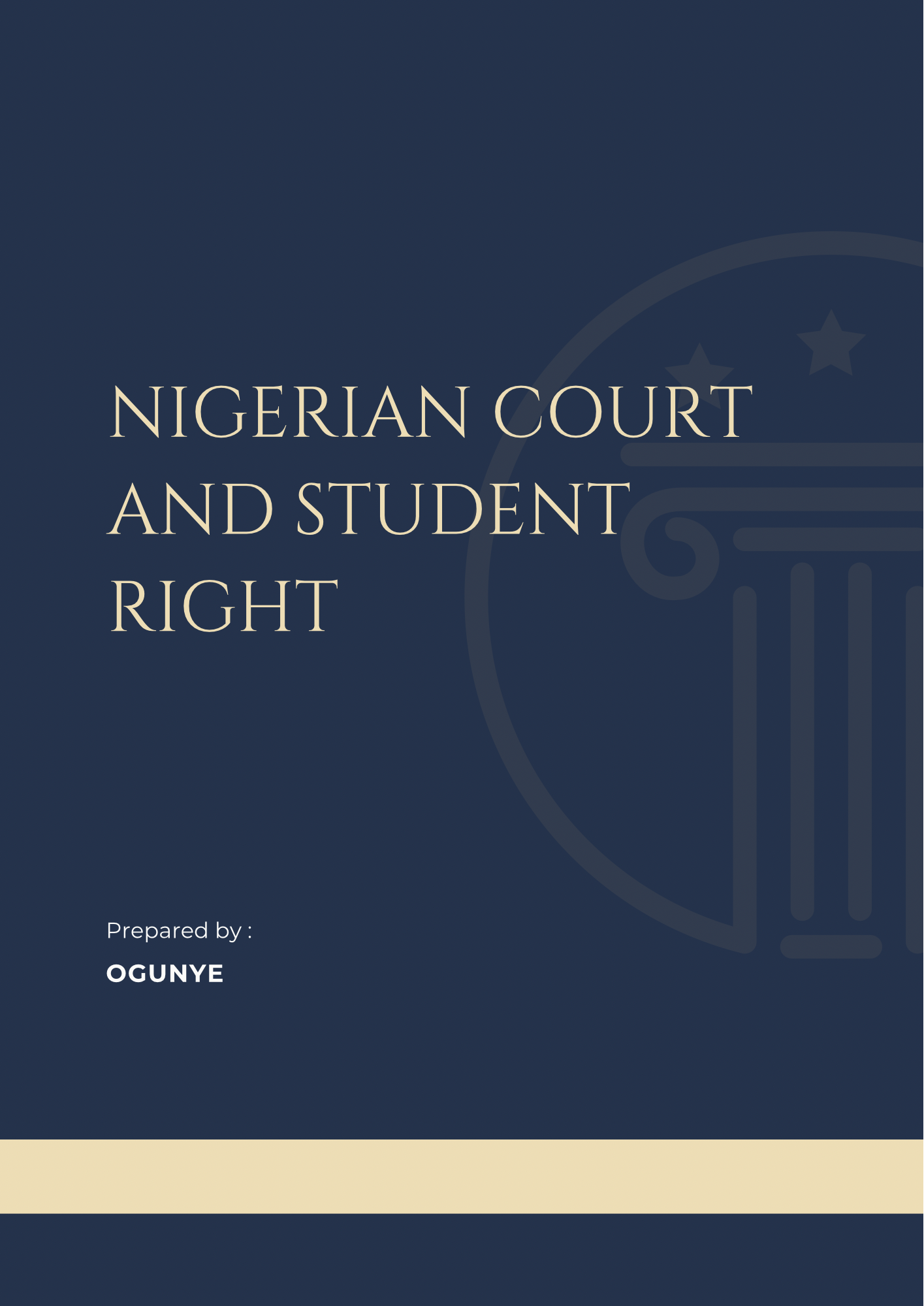 Nigerian Court and Student Right