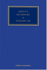 Jowitt's Dictionary of English Law