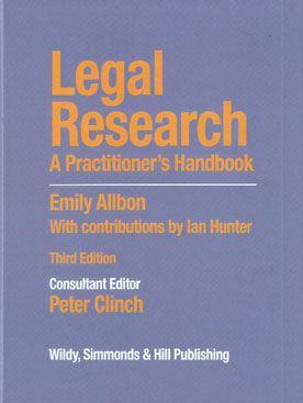 Legal Research: A Practitioners Handbook