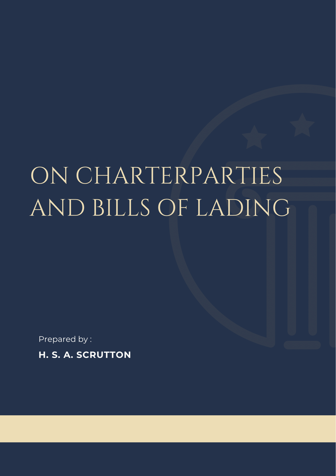 On Charterparties and Bills of Lading