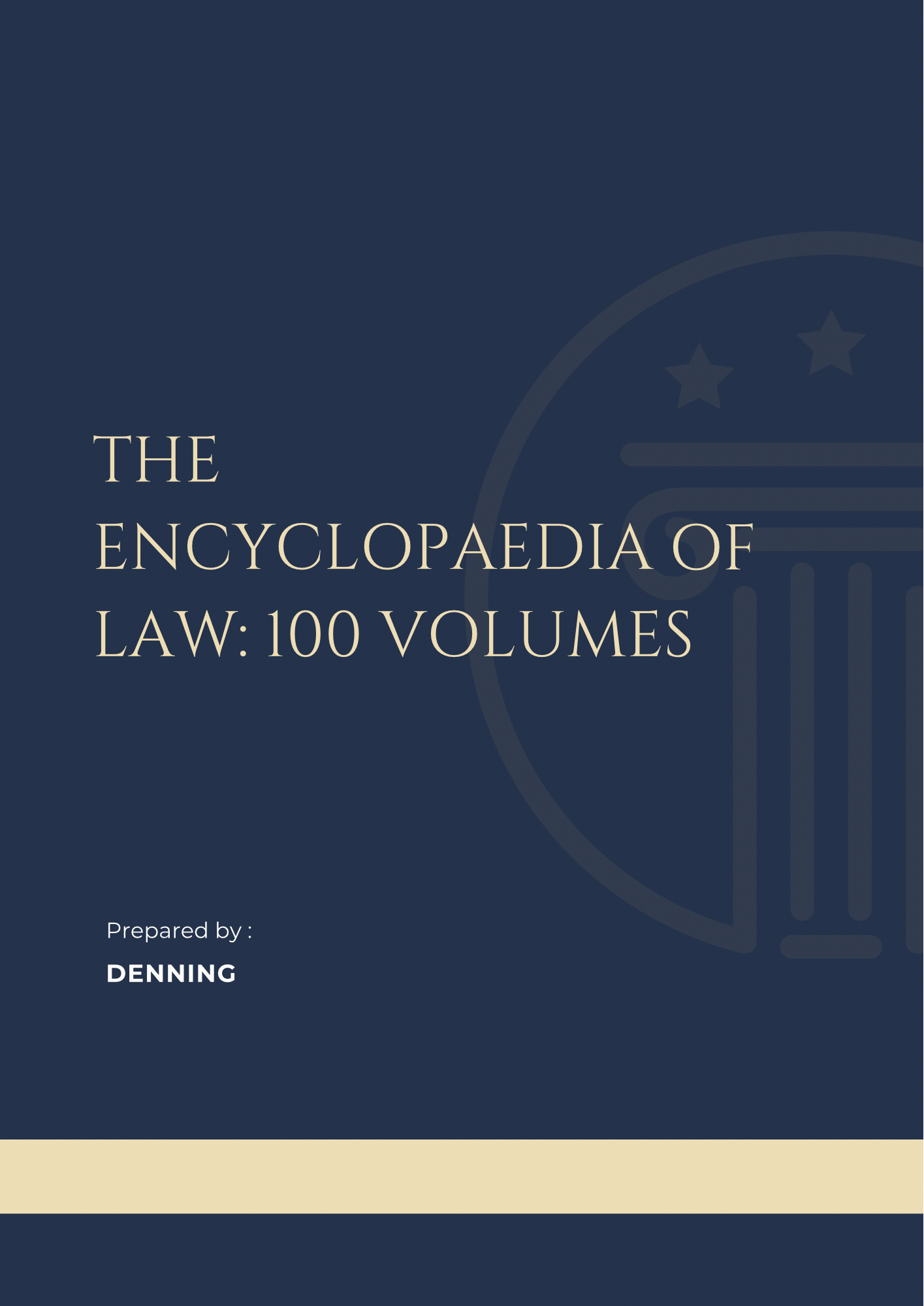 The Encyclopaedia of Law: 100 Volumes