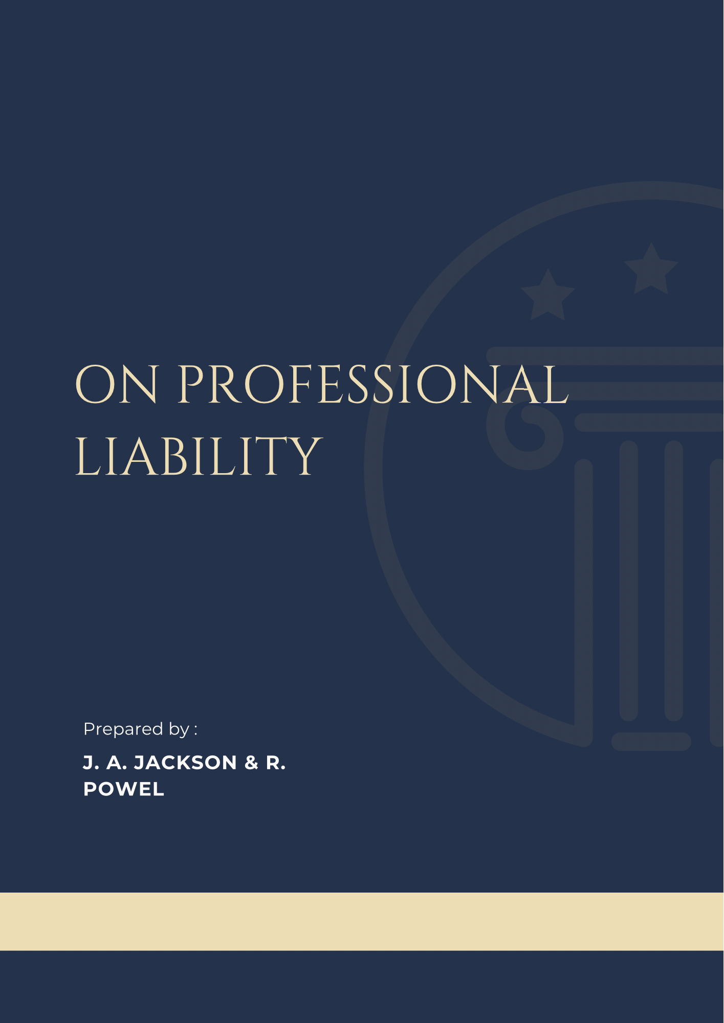On Professional Liability