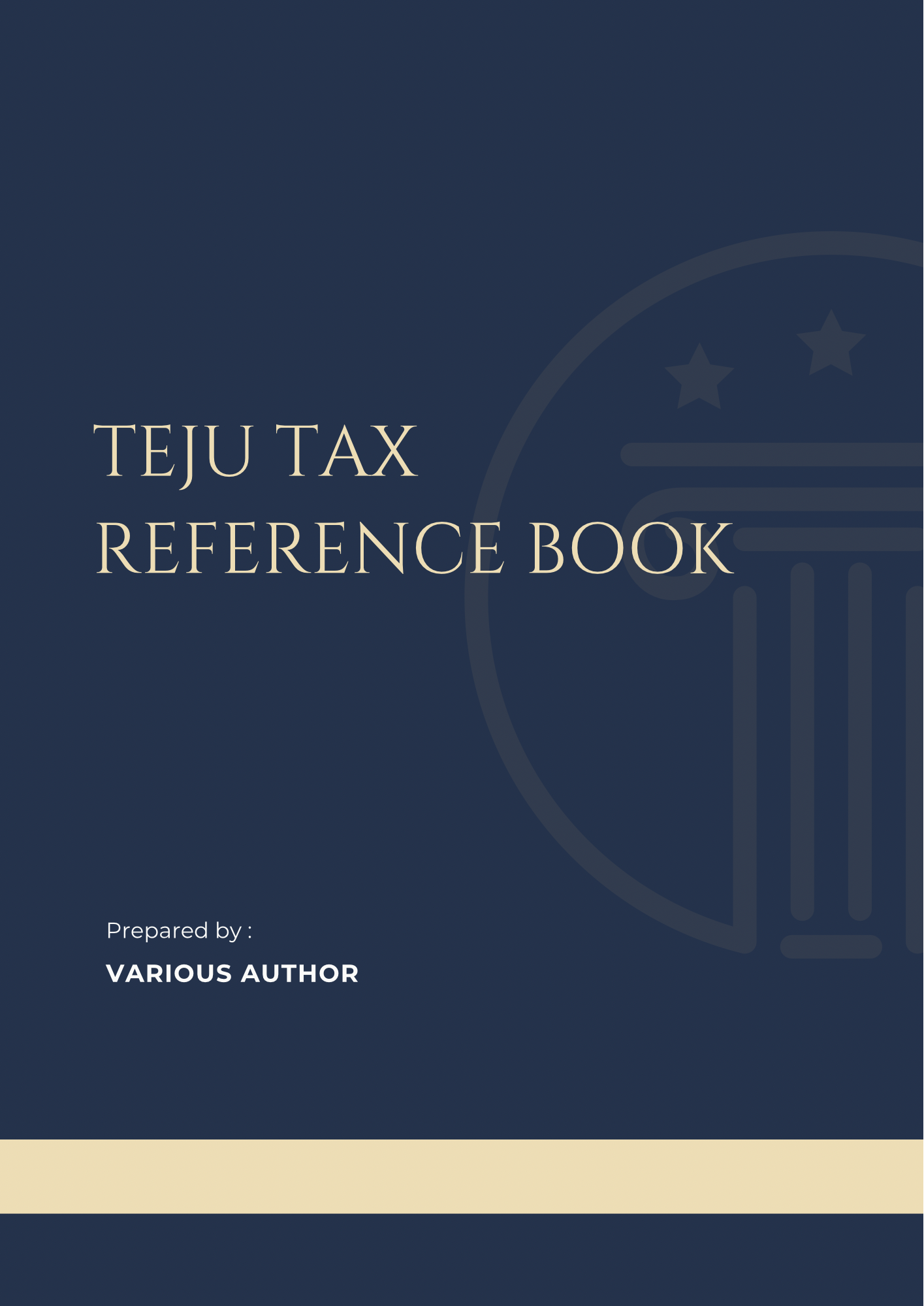 Teju Tax Reference Book