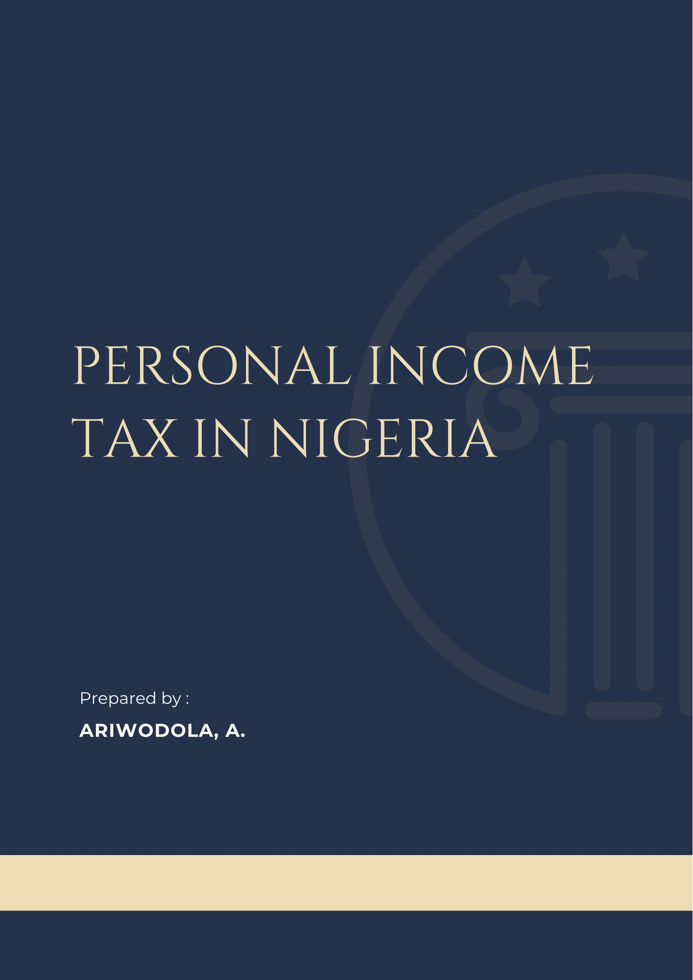 Personal Income Tax in Nigeria