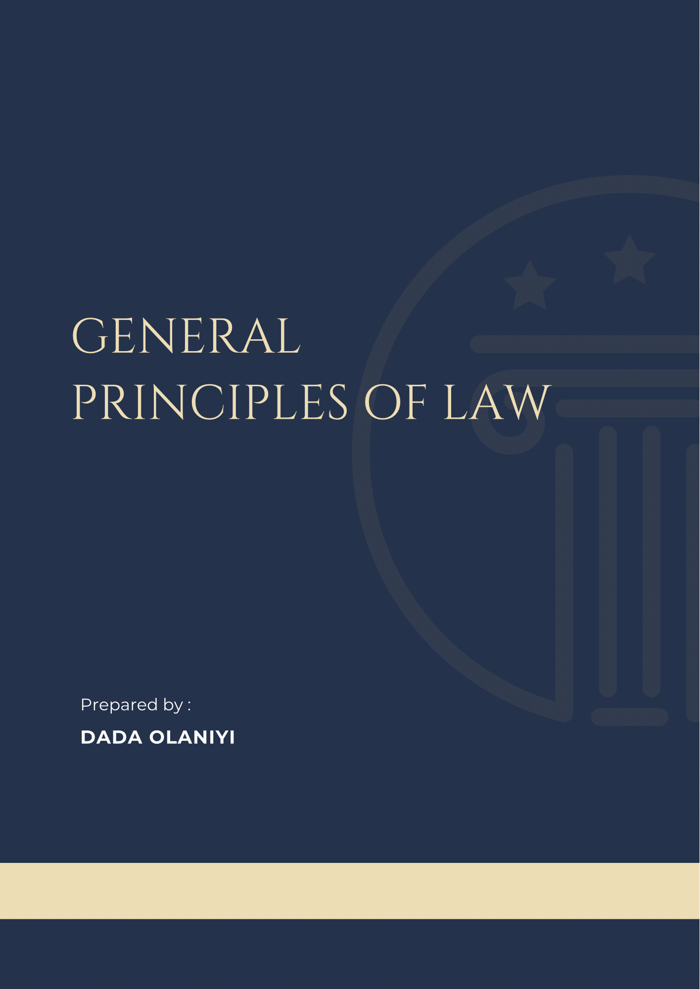 General Principles of Law