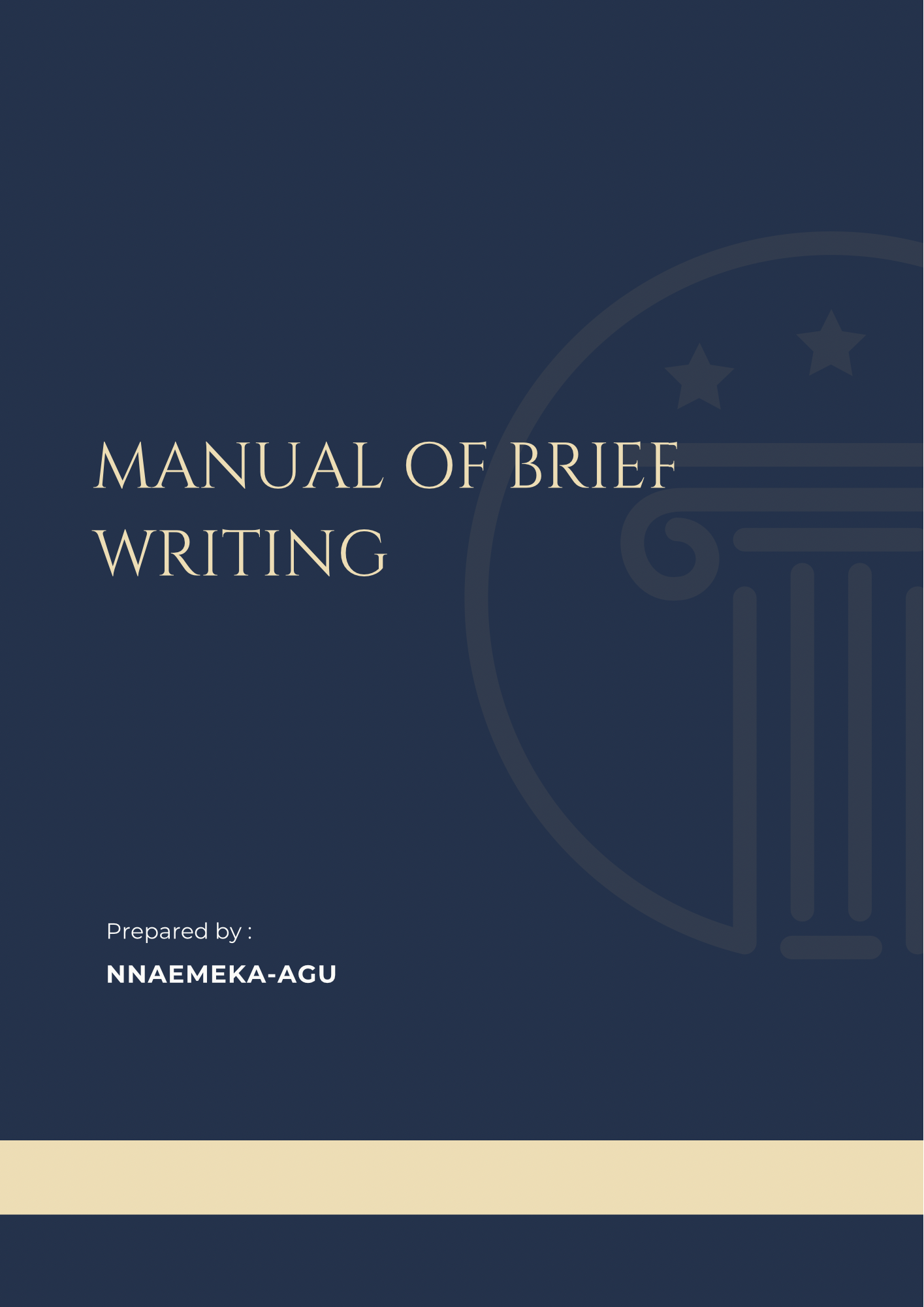 Manual of Brief Writing