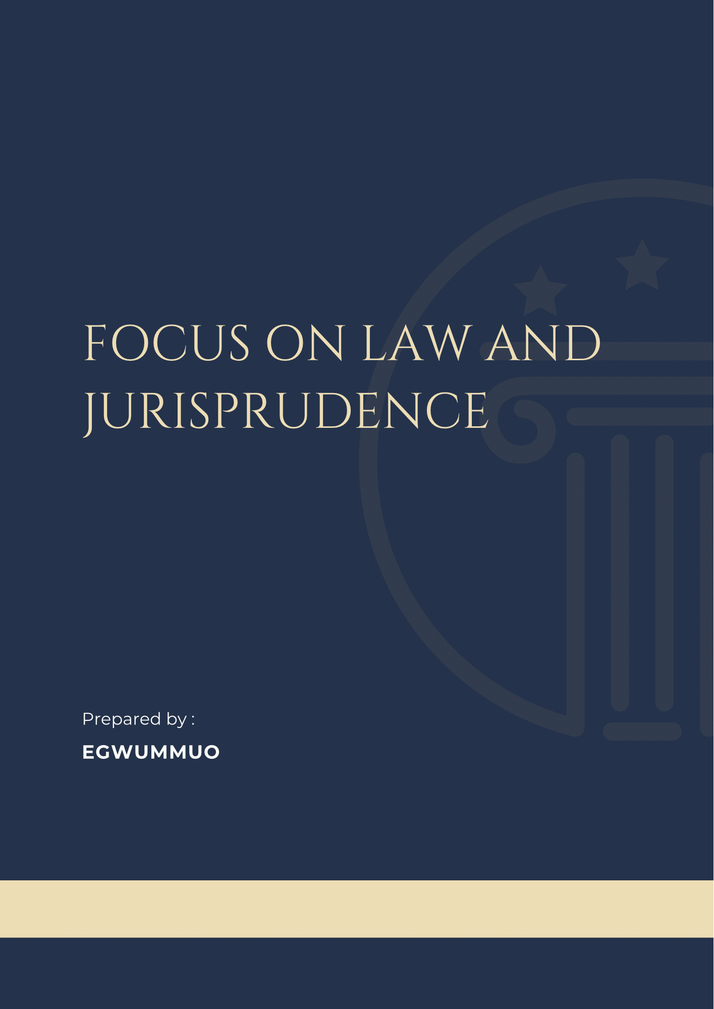 Focus on Law and Jurisprudence