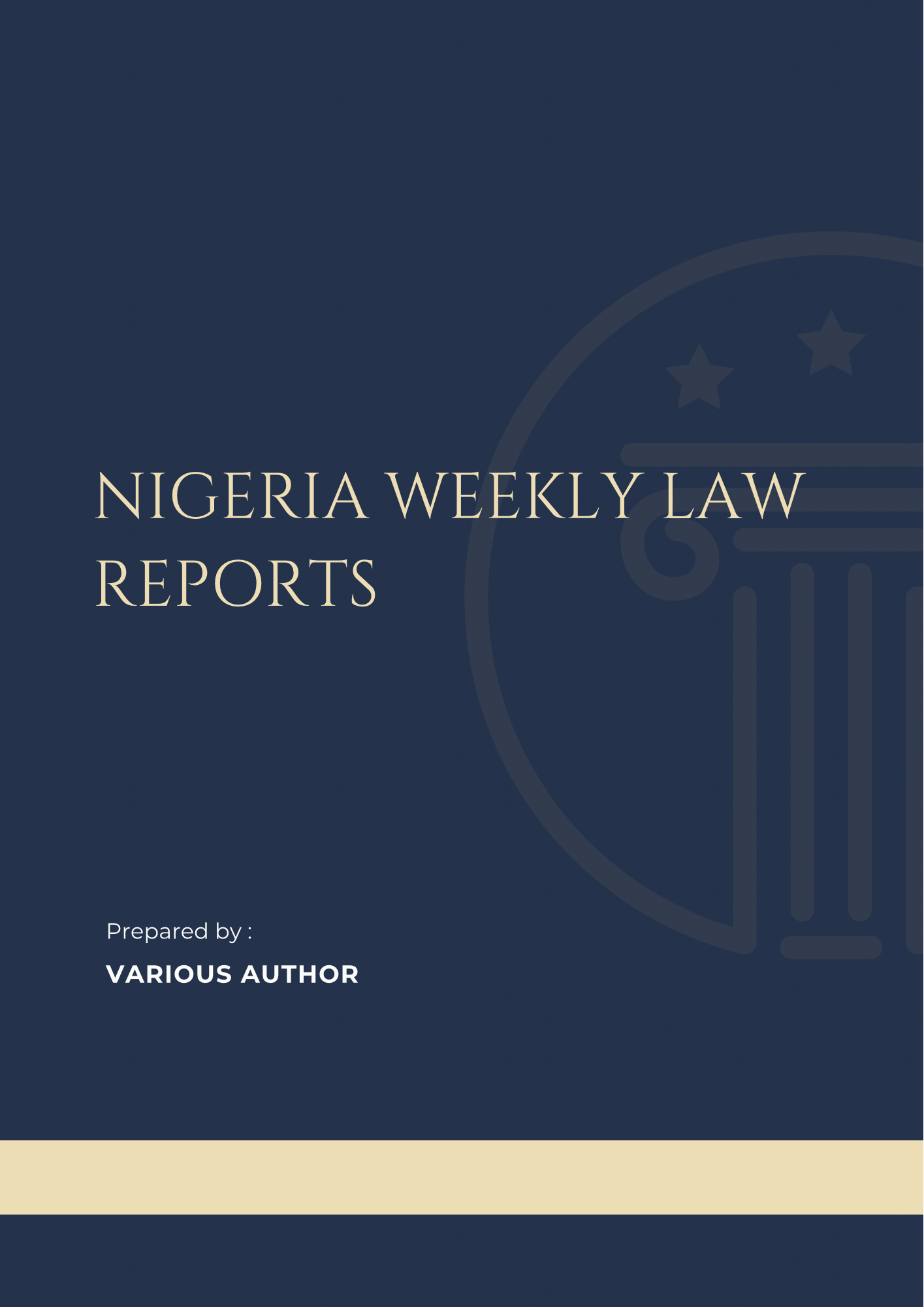 Nigeria Weekly Law Reports