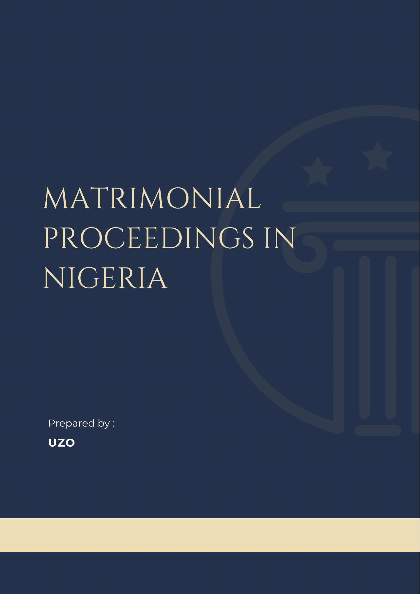 Matrimonial Proceedings in Nigeria