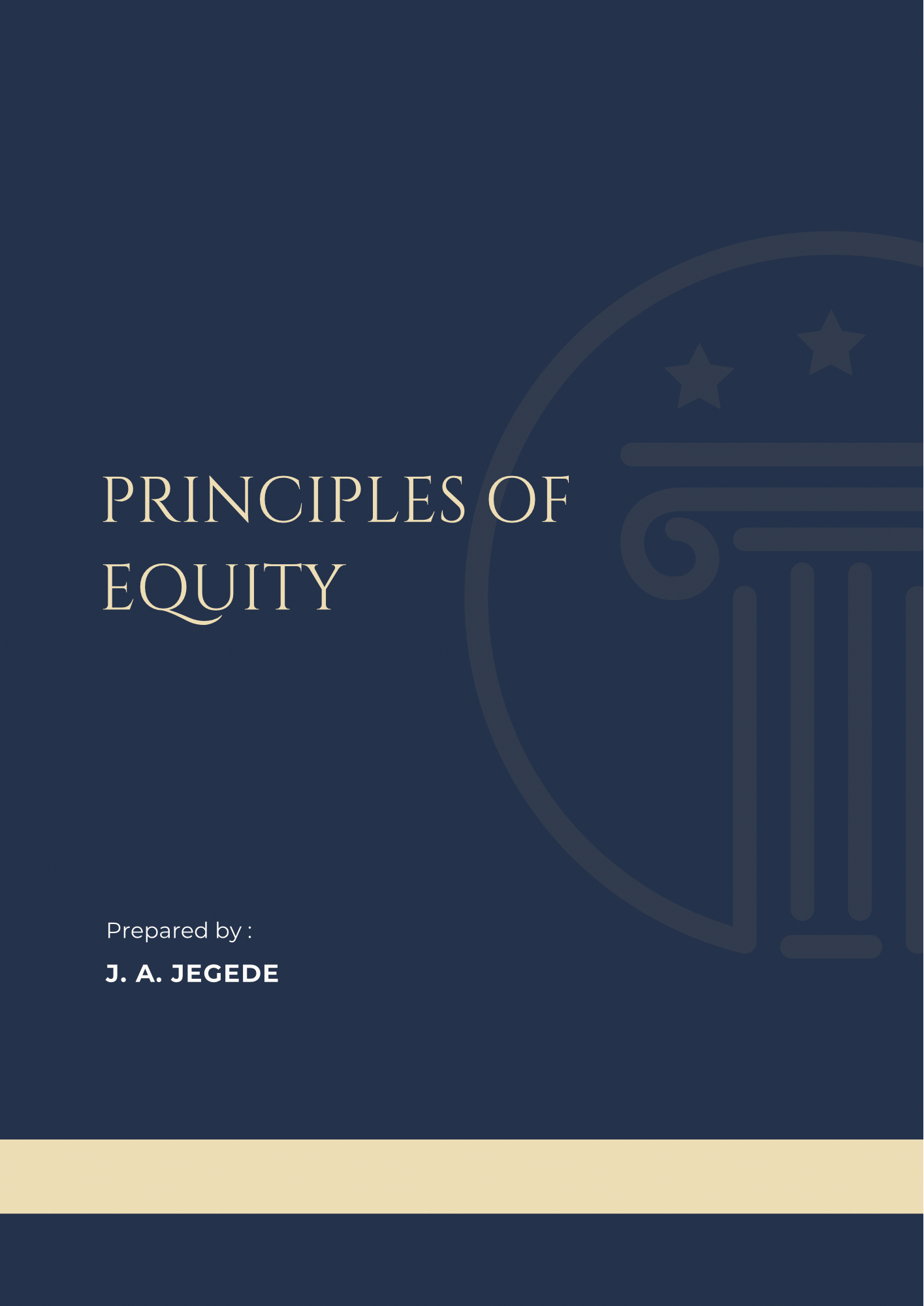 Principles of Equity