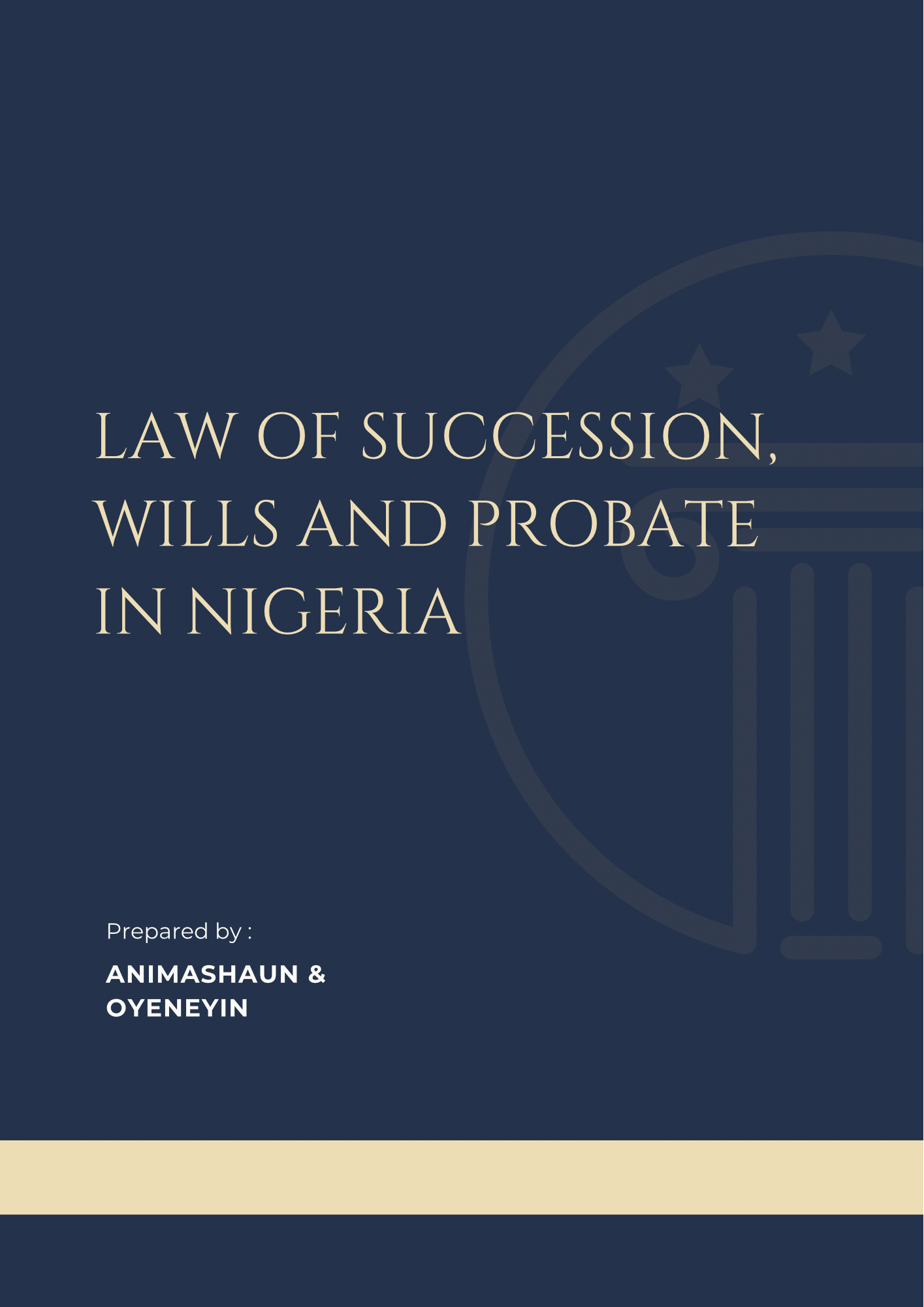 Law of Succession, Wills and Probate in Nigeria
