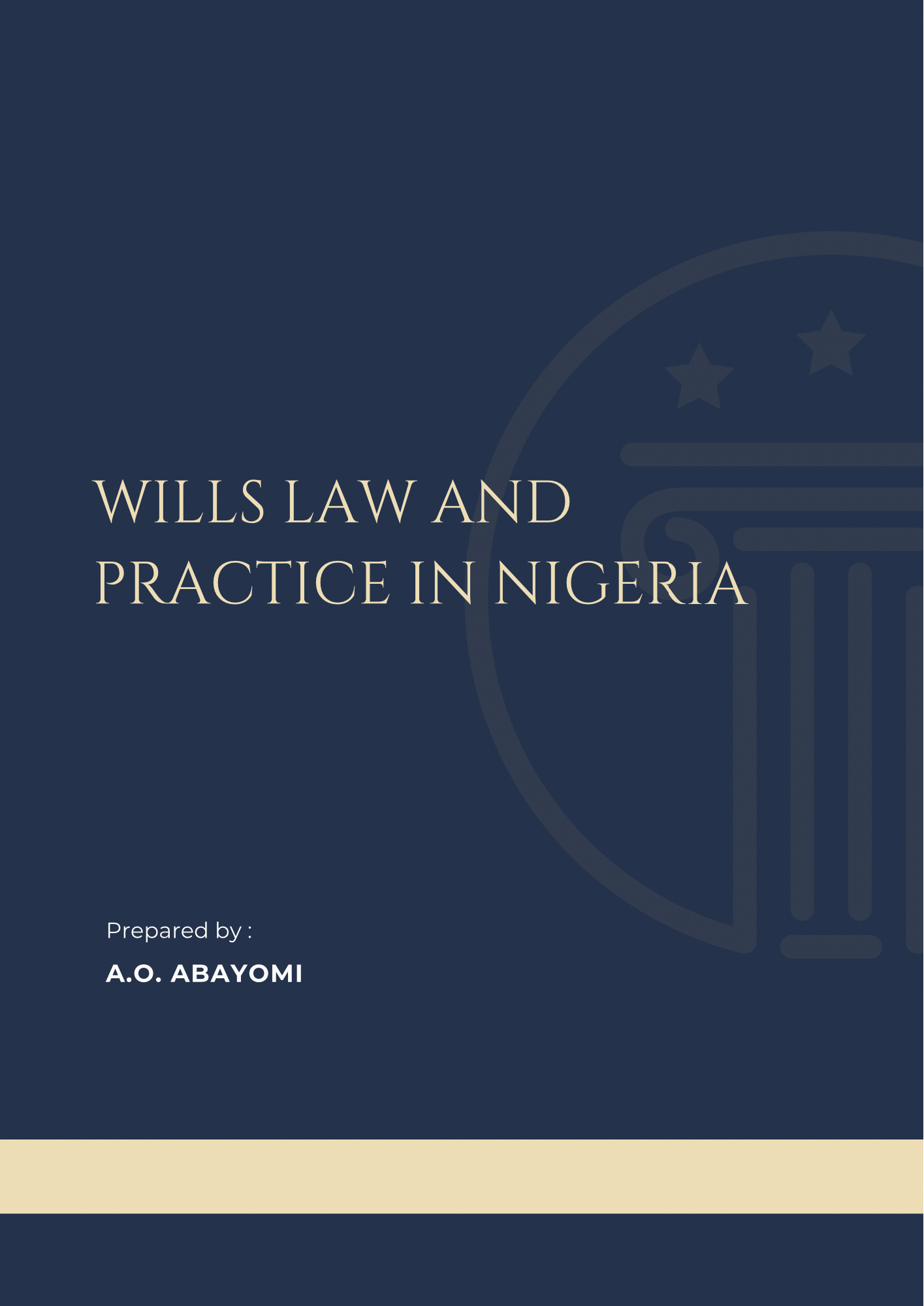 Wills Law and Practice in Nigeria