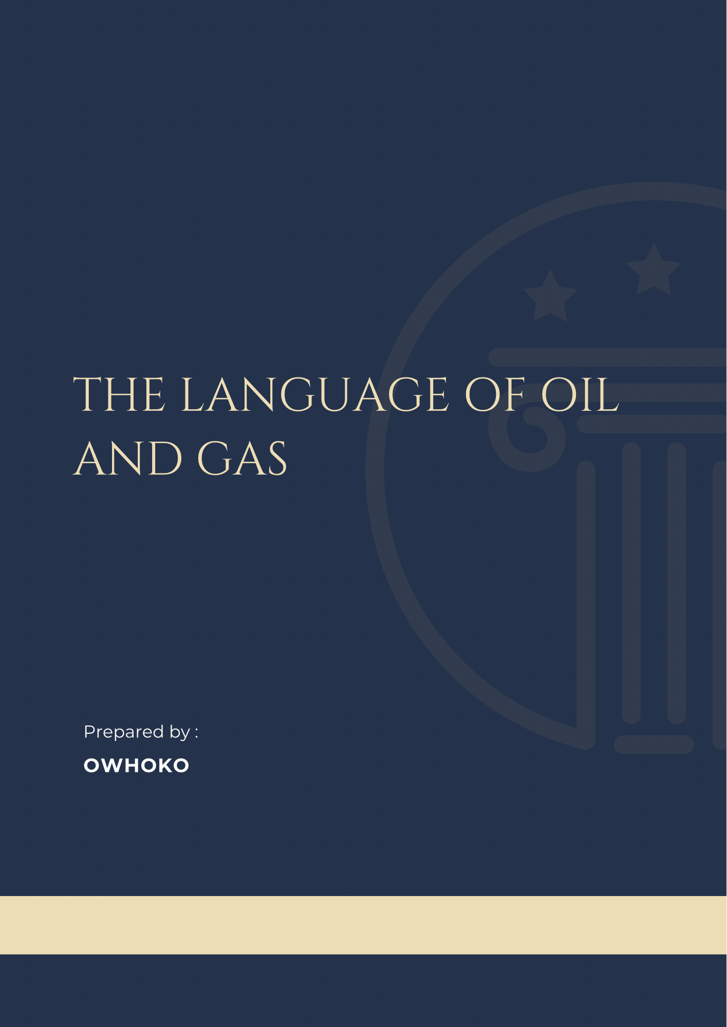 The Language of Oil and Gas
