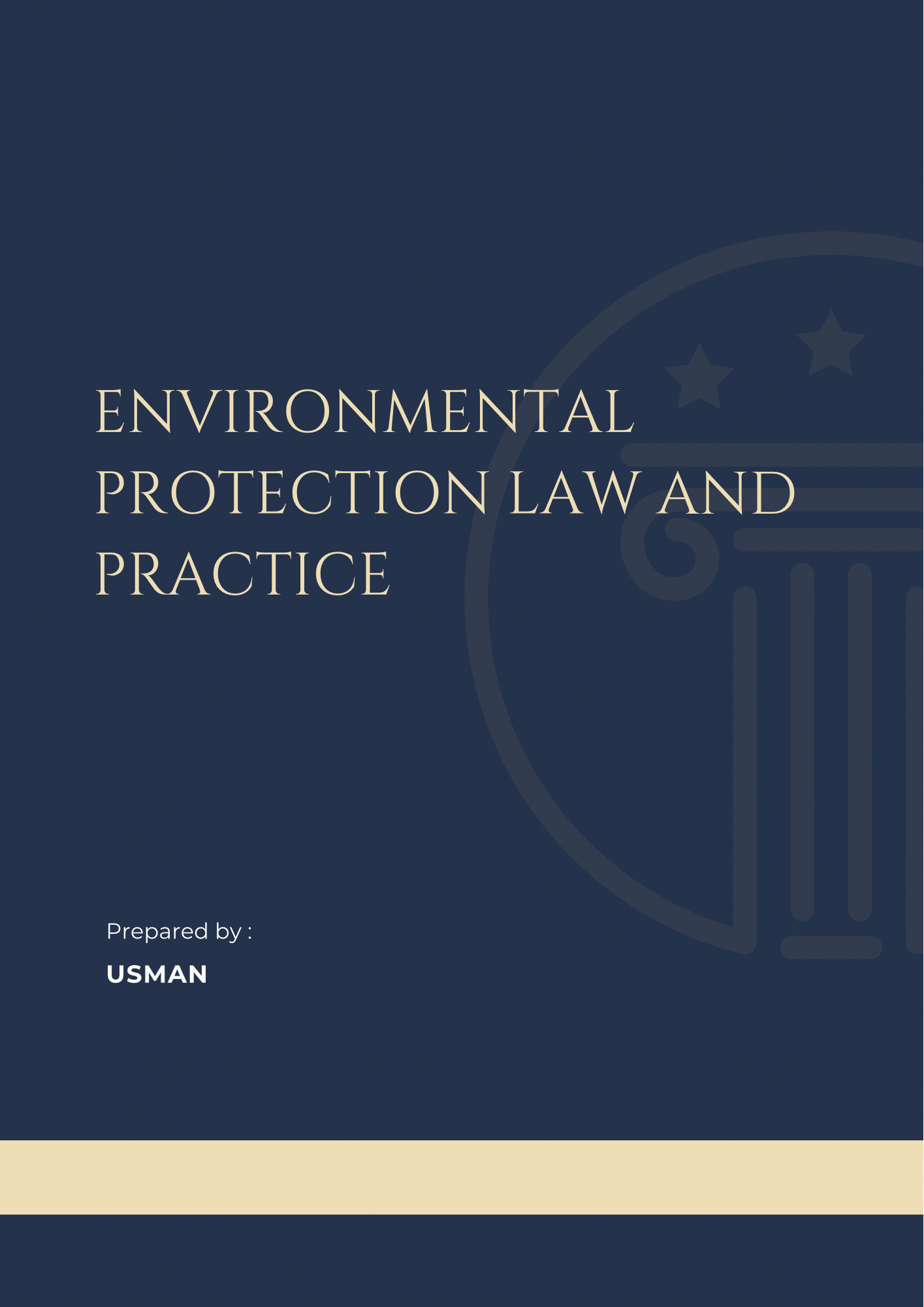 Environmental Protection Law and Practice