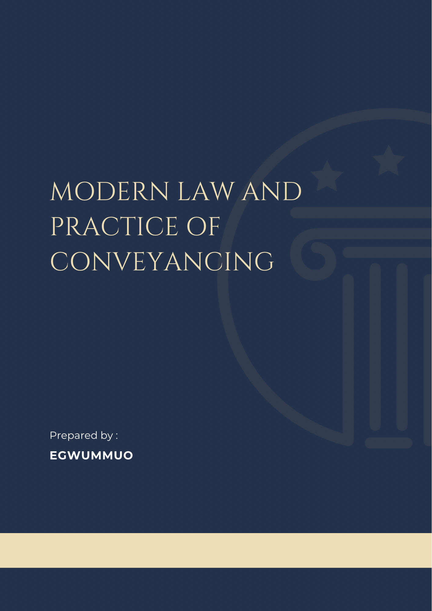 Modern Law and Practice of Conveyancing