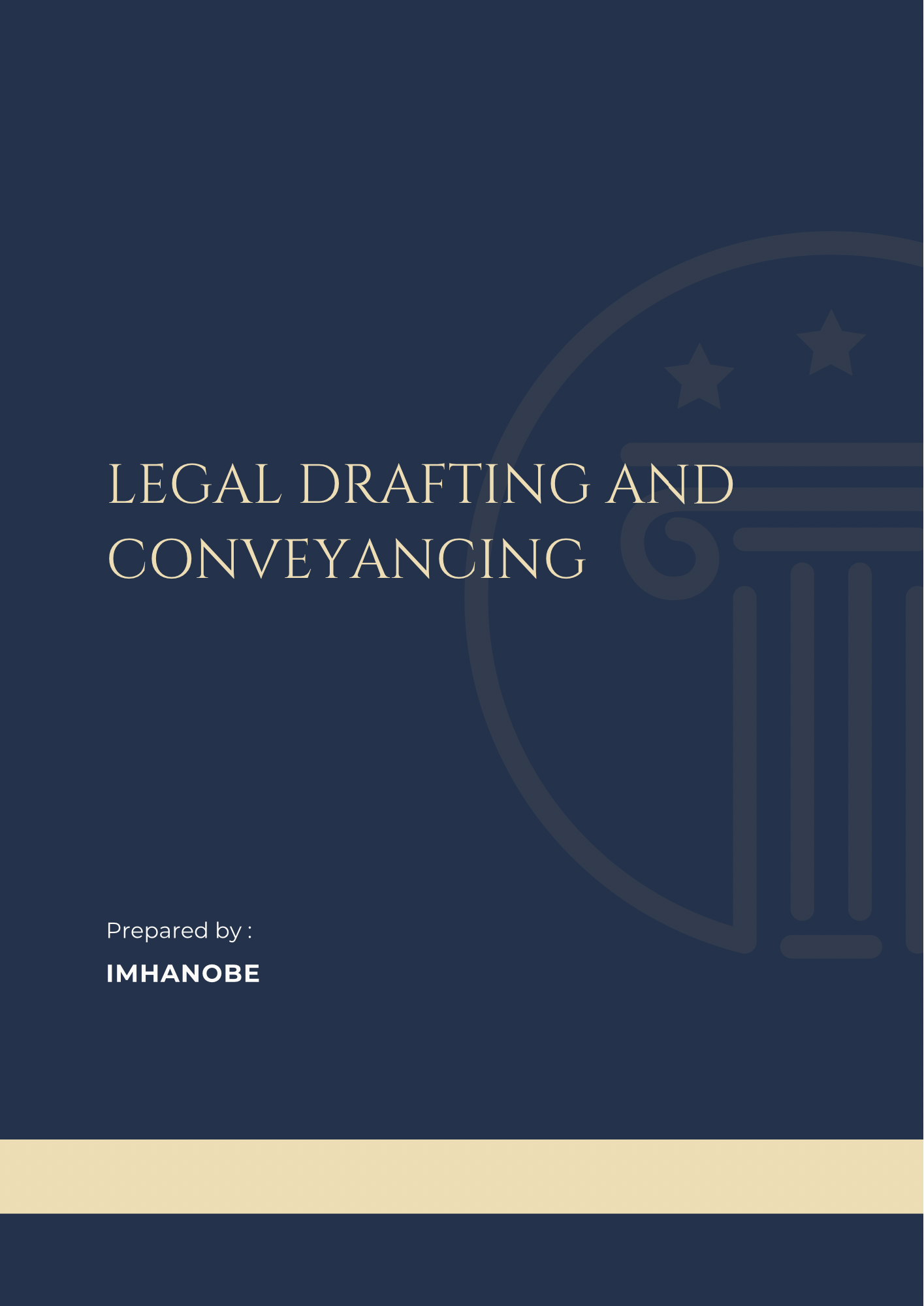 Legal Drafting and Conveyancing