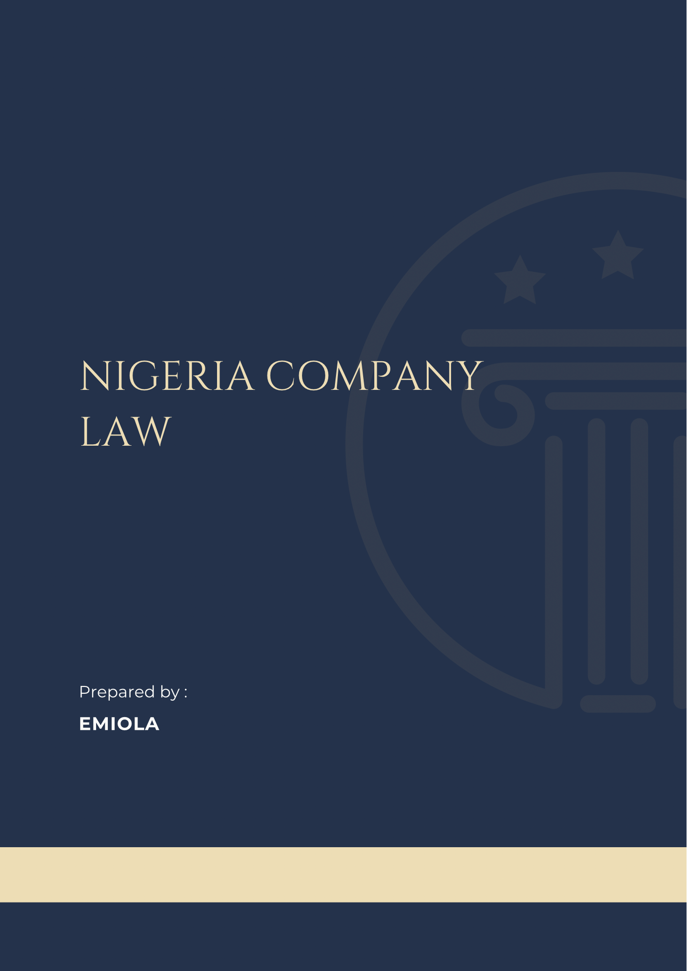 Nigeria Company Law