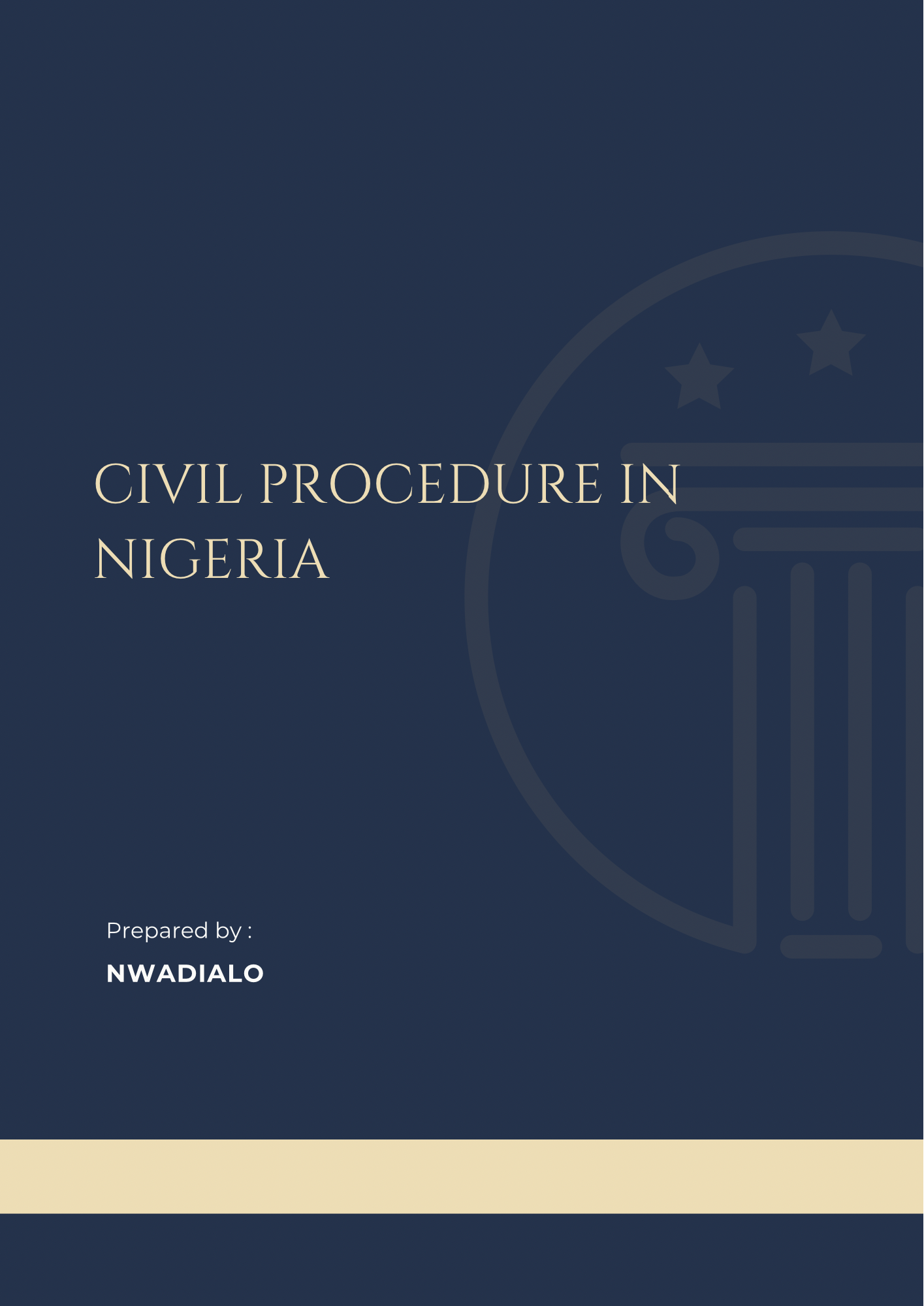Civil Procedure in Nigeria
