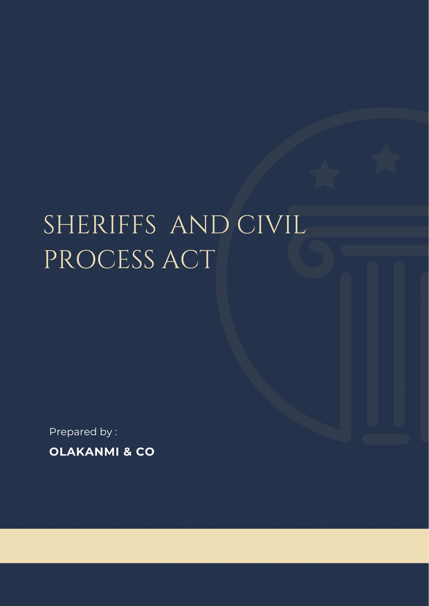 Sheriffs  and Civil Process Act