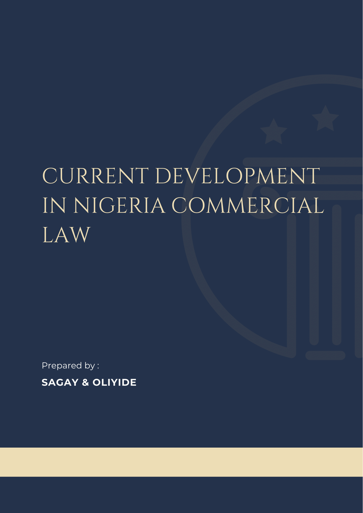 Current Development in Nigeria Commercial Law