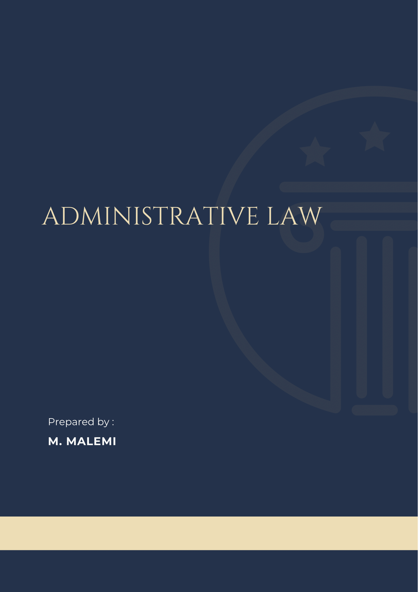 Administrative Law