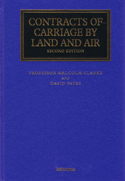 Contract of Carriage by Land and Air