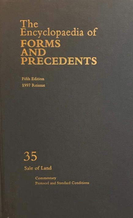 Encyclopaedia of Forms and Precedents