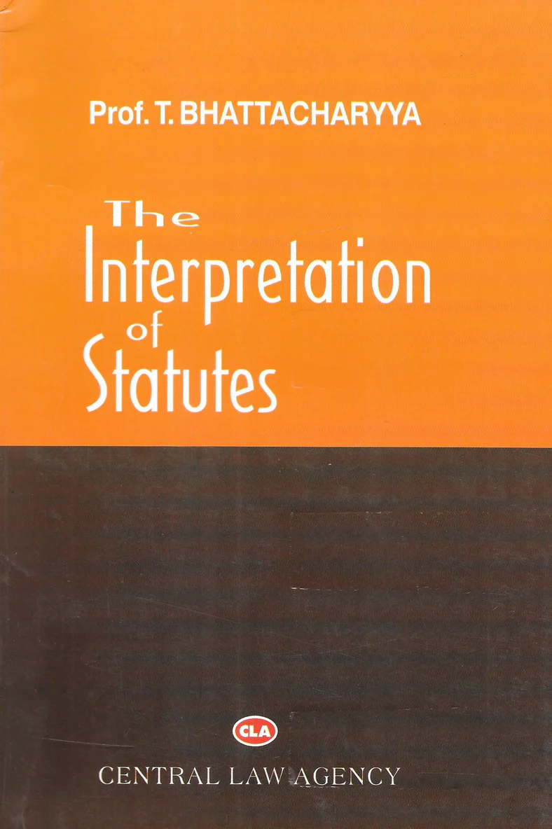 On the Interpretation of Statutes