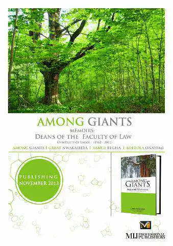 Among Giants: Memoirs of the Dean, Faculty of Law 1962 - 2012