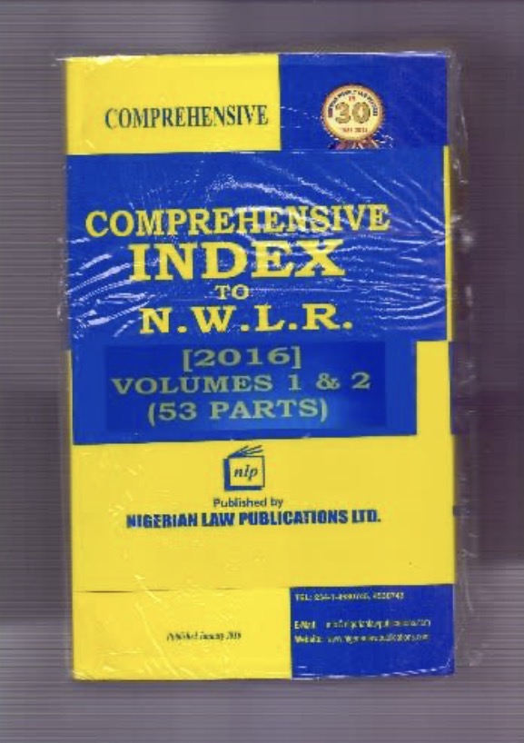 Index to Nigeria Weekly Law Report